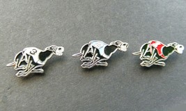 Greyhound Racing Dog 1ST 2ND 3RD Set Lapel Pin Badge 3/4 Inch - £7.66 GBP