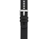Morellato Byte (Ec) Silicone Watch Strap - Black - 18mm - Sandblasted St... - £23.13 GBP