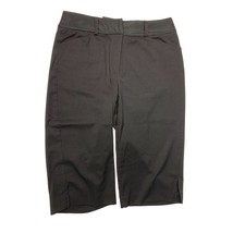 Christopher &amp; Banks Womens Size 8 Black Capri Cropped Pants Stretch - $14.84