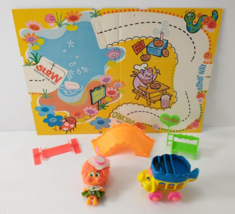 Vintage Mattel Upsy Downsy Fudgy Pudgy Toy Doll Playset Complete! Great Shape! - $119.00