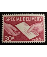 1957 30c Letter &amp; Hands, Special Delivery Scott E21 Mint F/VF NH - $0.99