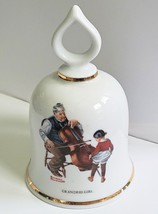 Bell Grandpa&#39;s Girl Wonderful World of Norman Rockwell Porcelain 1979 - £7.95 GBP