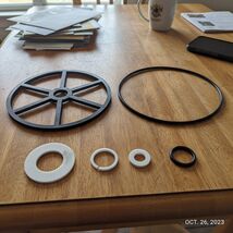 For Hayward Backwash/Multiport Valve Spider Gasket &amp; Cover O-Ring Kit, V... - $245.05 MXN