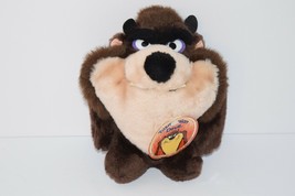 Vintage Looney Tunes Tasmanian Devil 8&quot; Plush 1991 24K Company - £11.48 GBP