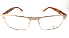 New Ermenegildo Zegna EZ 5031 028 54mm Gold Men&#39;s Eyeglasses Frame - £119.89 GBP
