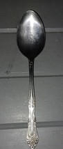 Rogers Dream Rose Serving Spoon Stainless glossy 3 flowers Korea Discont... - $7.00