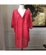 Cacique Perforated Swim Cover Up 18 20 - $22.32