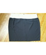 Lane Bryant Womens Plus Size 28 Black Cream Colorblock Pencil Skirt NWOT - $11.83