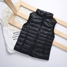 Winter Women Duck Down Vest Coat Ultralight Sleeveless Puffer Vest Jacket Fashio - £66.75 GBP