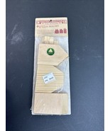 1980 Walnut Hollow Wood Block House Cutouts Unfinished Pine 5374 Woodbur... - $434.34 MXN