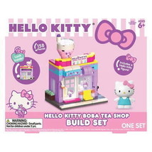 Hello Kitty Boba Tea shop Build Set &amp; Figure - 158 Pieces - $16.71