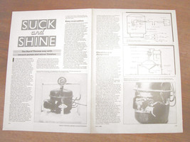 1989 Suck and Shine David Thomas Vacuum Pumps Modeling Item Advertising ... - $13.04