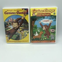 Lot of 2 Curious George: Makes New Friends! (DVD) and Curious George DVD EUC - £9.72 GBP