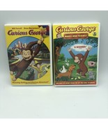 Lot of 2 Curious George: Makes New Friends! (DVD) and Curious George DVD... - $12.16