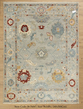 Modern Oushak Vintage Turkish Bedroom Custom Size Rug Hand knotted Rug - $139.00+