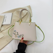  Simple Fashion Embroidered Handbag 2023 Autumn Elegant Joker Women&#39;s Shoulder B - £43.11 GBP
