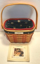 LONGABERGER  INAUGURAL BASKET 2001 Protector Liner Card Hostess Apprecia... - £23.88 GBP