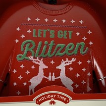 Let&#39;s Get Blitzen Ugly Christmas Sweater Red Ornament New in Box LAST CALL - £8.02 GBP