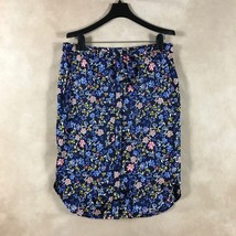 LAUREN RALPH LAUREN Floral Printed Button Front Satin Belted Skirt NWT 8 - $29.71