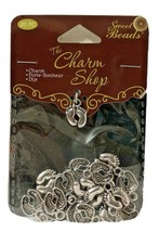 20 PC Charm Shop Sweet Beads by Elizabeth Ward Metal Feet New - £3.04 GBP