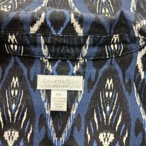 Charter Club Petite Women's Black/Blue Full Button Denim Jacket Size P/L image 3