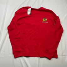 Champion NHL Chicago Blackhawks Hockey Womens Shirt Red Long Sleeve Pock... - £13.44 GBP