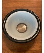 Pyrex Black And White Clear Bottom Mixing Bowls WT 1.5L BK 2.5L - $468.67 MXN