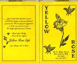 Yellow Rose Cafe Menu Mid America Mall Memphis Tennessee 1997 - $17.80