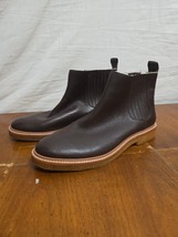 Botkier New York Chelsea Ankle Boot Sz 9 Brown Leather Women Sherpa Flee... - $36.95
