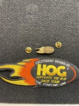 Harley Davidson HOG metal Pin Rocker Patch Excitement Begins at Starting... - $12.82