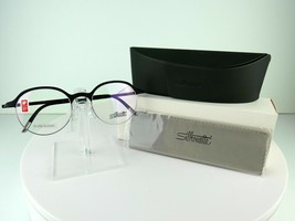 Silhouette Urban Fusion 2910 9000 (Black Silver) 49-20-140 Eyeglass Frames - $116.64
