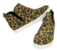 Blondo Boots Womens Size 9.5 Animal Print Leather Waterproof Ankle Sneakers - £23.31 GBP
