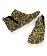 Blondo Boots Womens Size 9.5 Animal Print Leather Waterproof Ankle Sneakers - £23.45 GBP