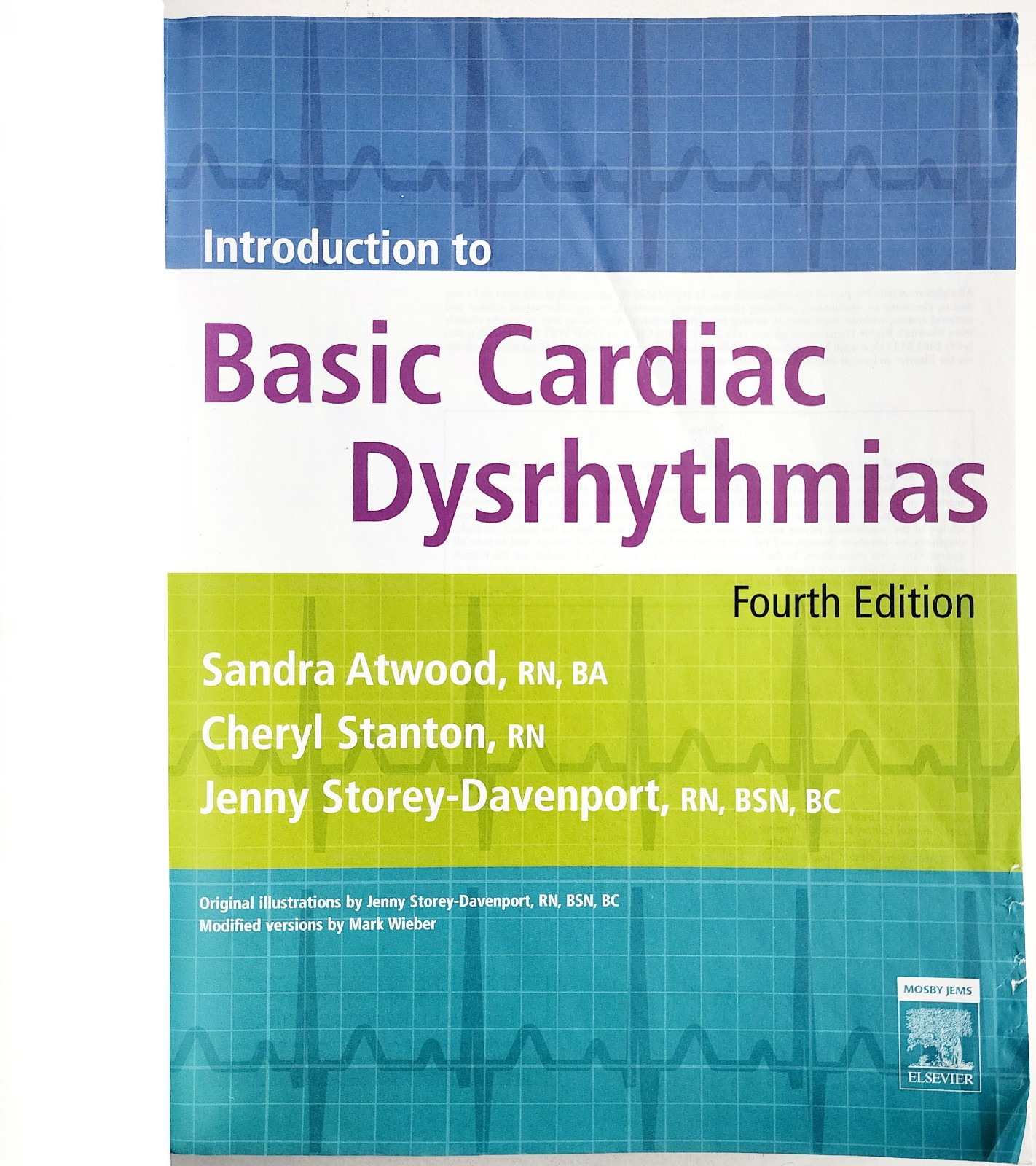 2009 Basic Cardiac Dysthymias Medical Textbook w/ Unused CD Heart PB WHBS Item image 3