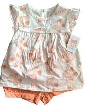 Just One You Made by Carter&#39;s Baby Girls&#39; Two Piece Colorful Dress, Coral 24M - £7.75 GBP