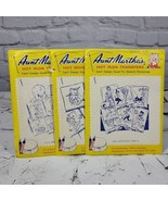 Aunt Martha&#39;s Hot Iron Transfers Lot Of 3 Duckling Hillbilly Bruno The B... - £11.09 GBP