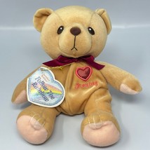 Enesco Cherished Teddies January Birthstone Bear 1999 Vintage Plush Bean... - £8.88 GBP