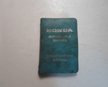 1978 Honda Moto Spécifications Manuel Vitrail Poche Usine OEM - $99.64