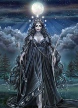 Full Coven 100X Great Goddess Triple Moon Work Magick W/ Jewelry Witch Cassia4 - $99.77