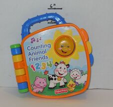 Fisher Price Laugh &amp; Learn Counting Animal Friends SONG Book Light - $14.80