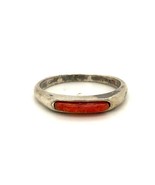Vintage Sterling Signed Carolyn Pollack Carlisle Petite Coral Band Ring ... - £30.37 GBP