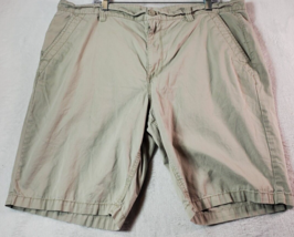 Calvin Klein jeans Shorts Mens Size 40 Beige 100% Cotton Pockets Flat Fr... - £14.12 GBP