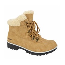 JSPORT Boots Womans 11 Faux Fur Chunky Outdoor Hiking Weather Ready Lug ... - £48.59 GBP