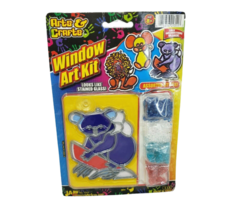 2004 JA-RU ARTS &amp; CRAFTS WINDOW ART KIT SUNCATCHER LIKE STAINED GLASS KO... - $14.25