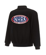 NHRA JH Design Wool Reversible Full Snap Jacket Embroidered Patch Logos ... - £140.95 GBP