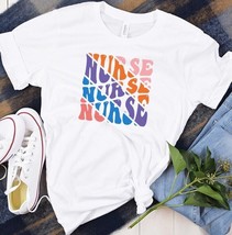 Nurse Tees, Colorful Nurse Shirt, Cna Tee, Trendy Nurse Shirt, Nurse Lif... - £13.42 GBP