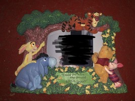 Walt Disney Simply Winnie the Pooh &amp; Friends 3D Resin Picture Photo Frame NWOB - £16.58 GBP