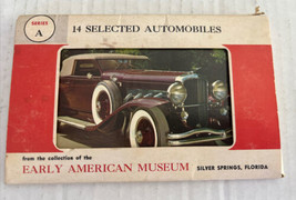 Early American Museum Silver Springs FL Cars Postcard Souvenir Folder 14 Cars - £7.78 GBP