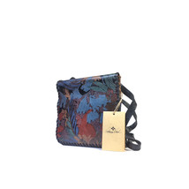 New PATRICIA NASH Handbag Floral Leather Crossbody Granada Blue Forest - £63.49 GBP