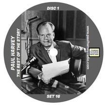 Paul Harvey (Set 16) The Rest of the Story 100 Episodes on 5 Audio CDs - $29.99